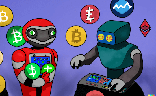 Crypto Trading Bot Painting